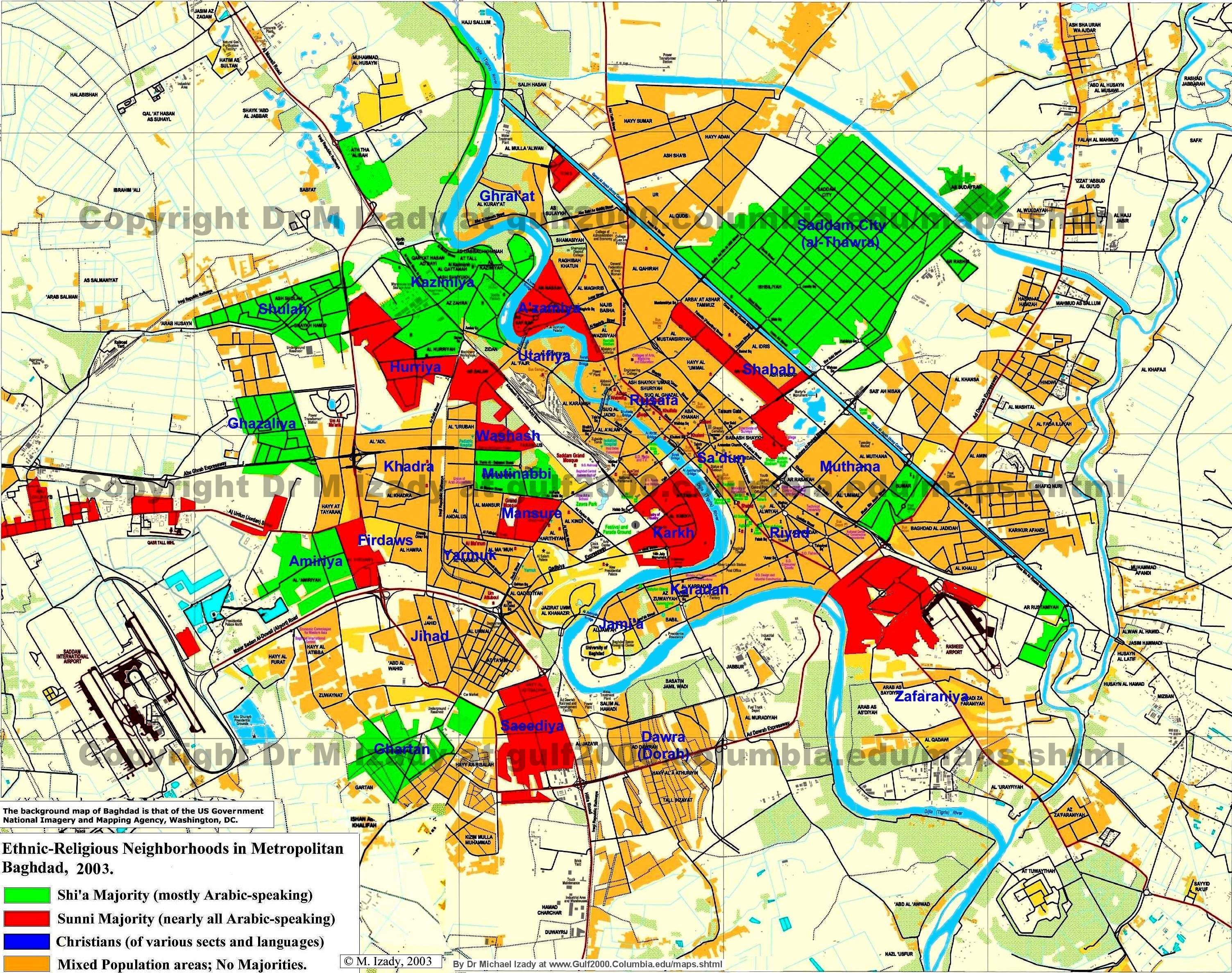 Baghdad Map | Maps