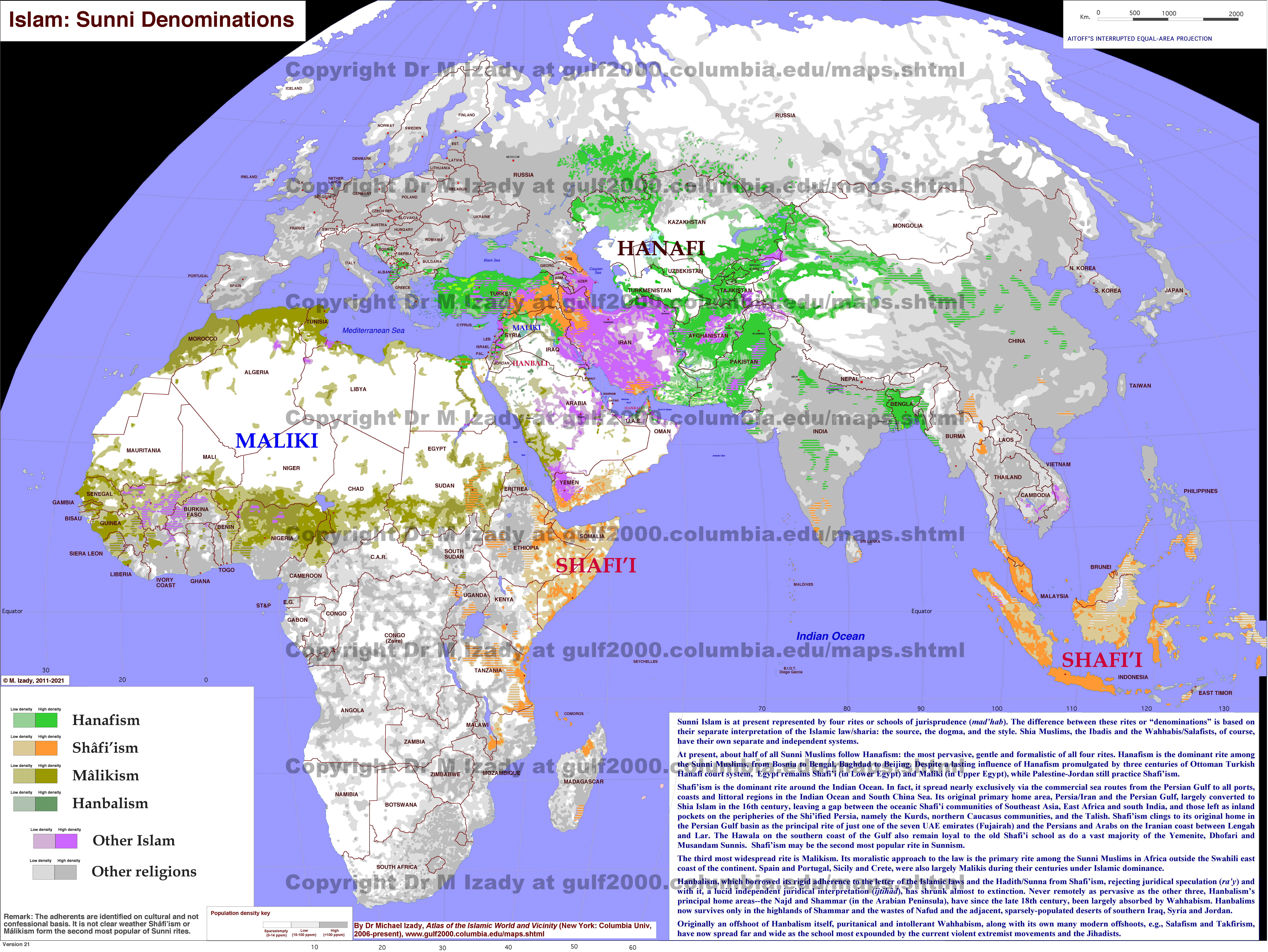 pdf islam dunyasinin mezhep haritasi ve nufus dagilimi sectarian map of the islamic world and distribution of the muslim population