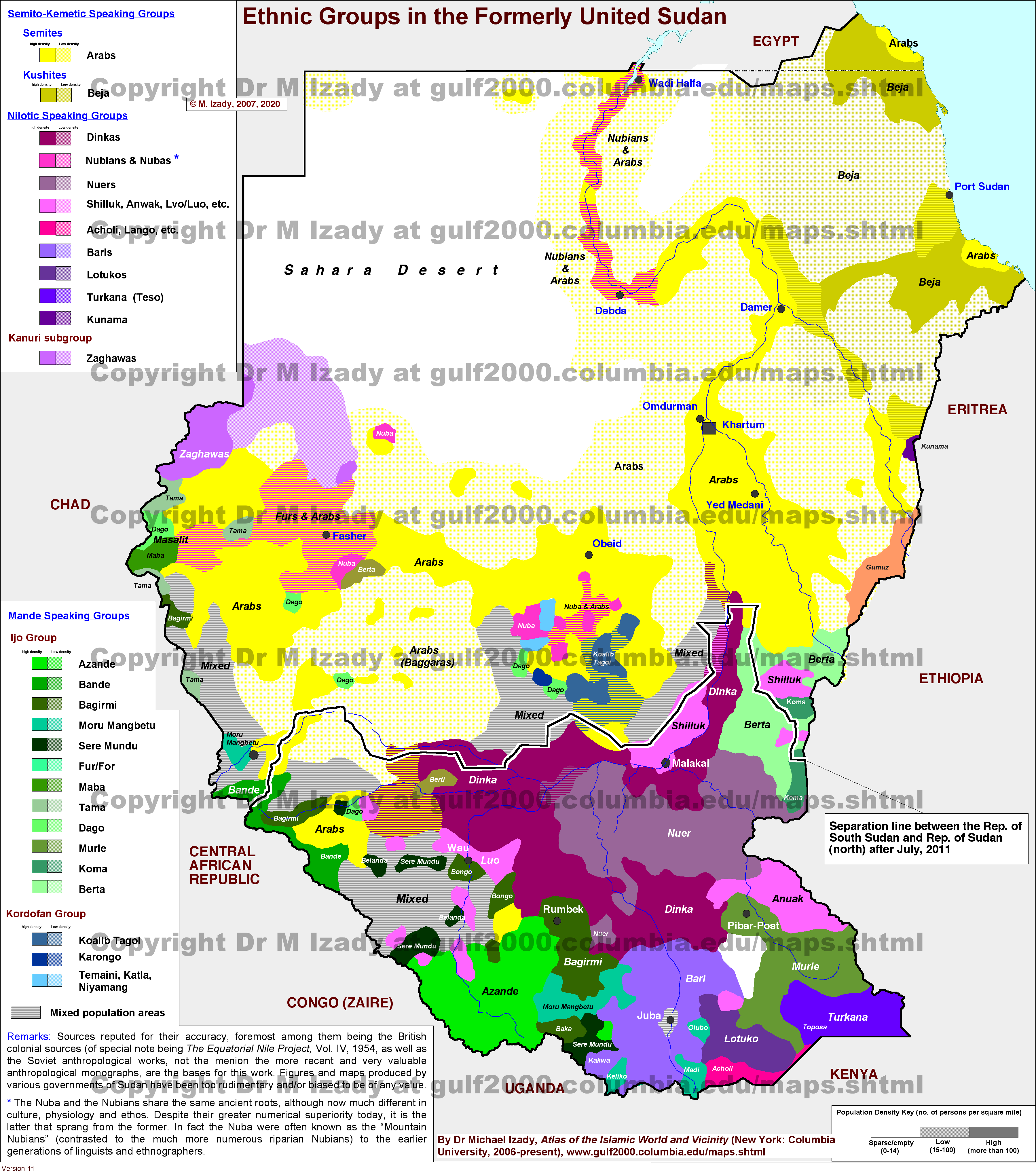 Ethnic Map Of Sudan 30